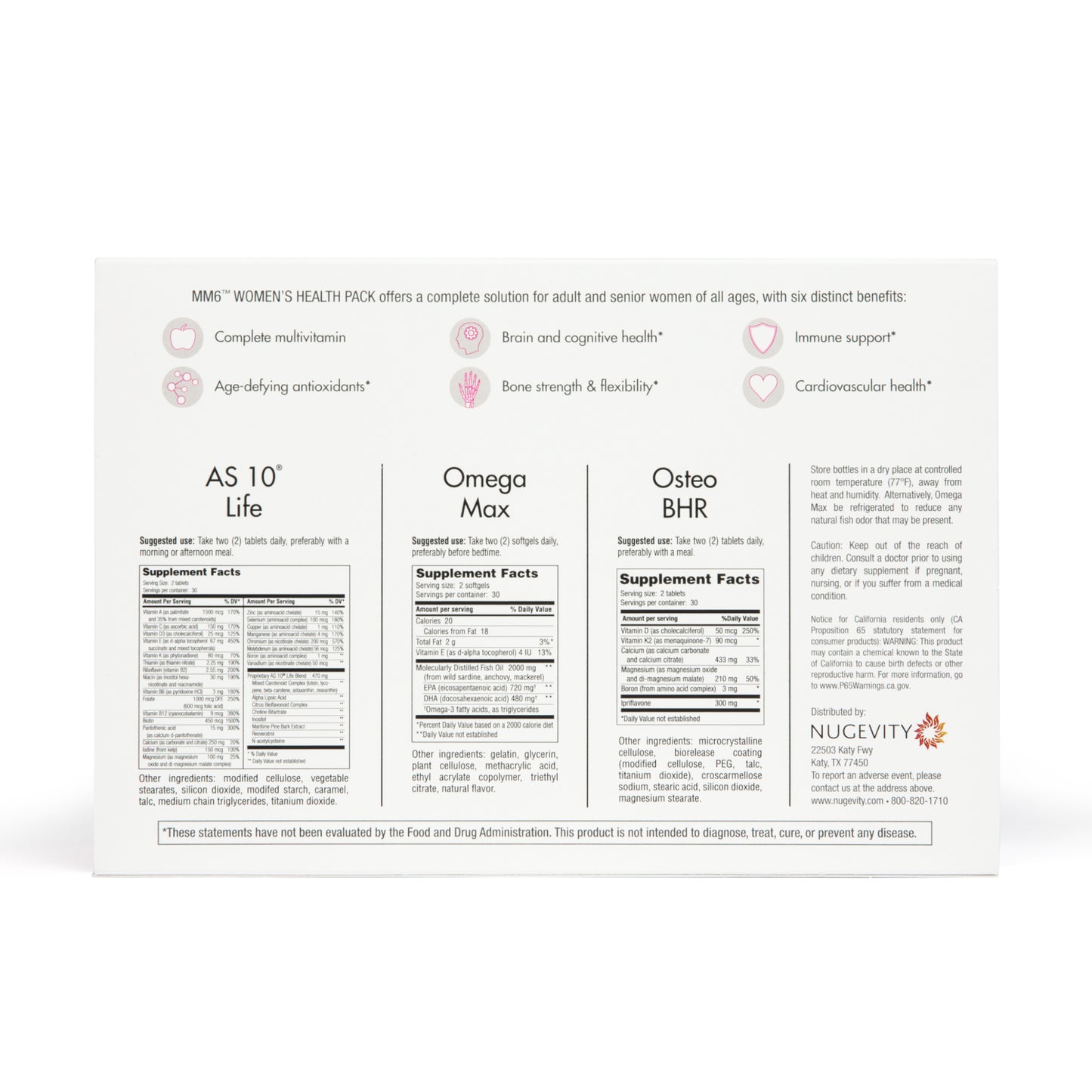 MM6 Women's Health Pack